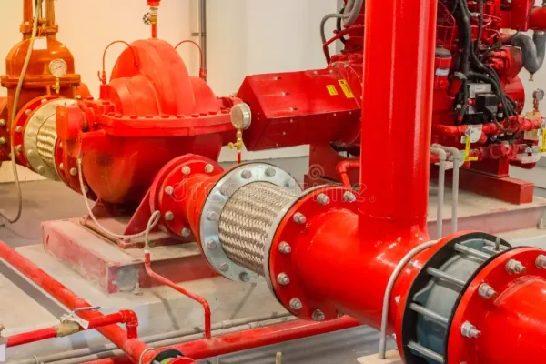 typical-installation-fire-pump-room-approved-pump-nd-valve-connect-to-pipe-stainless-flexible-pipe-typical-125878479